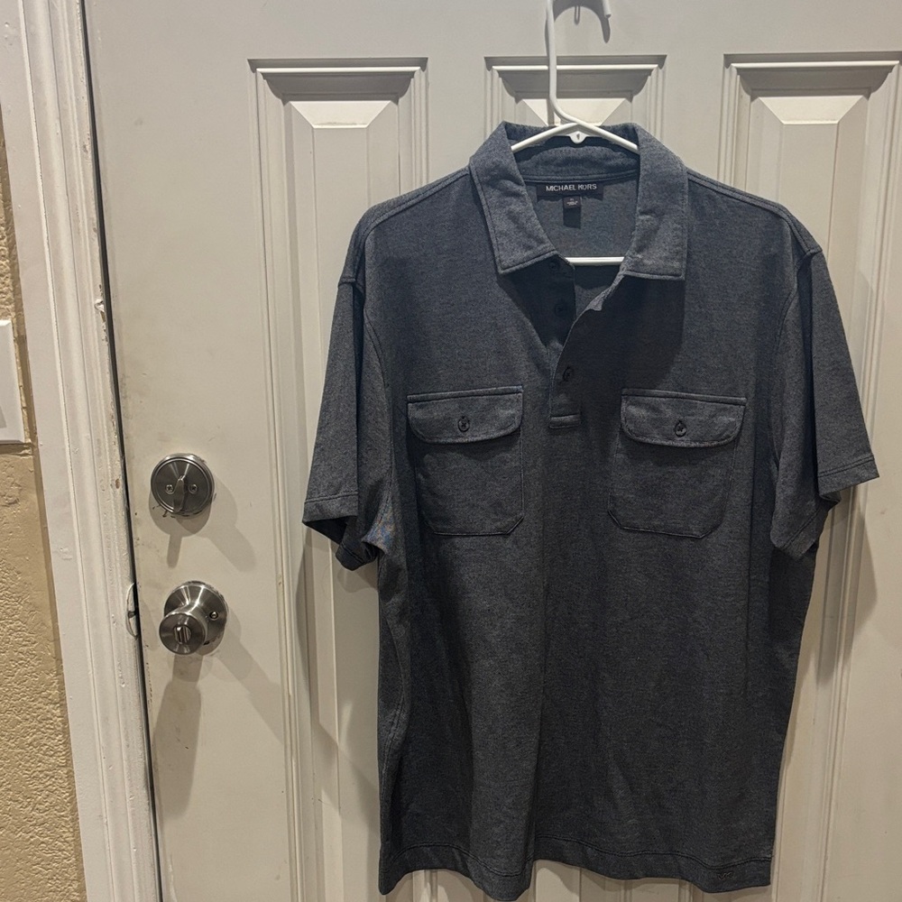 Michael Kors Charcoal Polo Shirt for Men